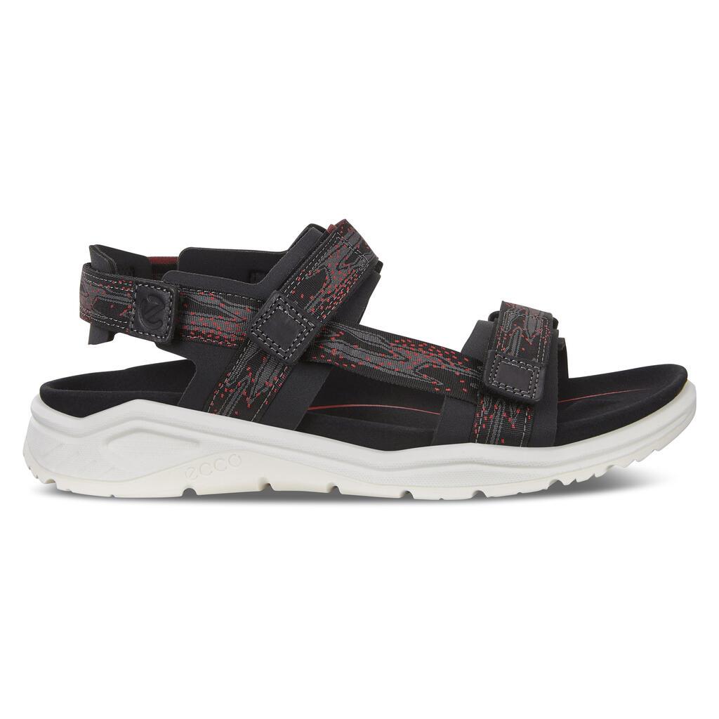 Ecco X-Trinsic. Womens Flat Sandals In Black Outlet - India VRT-845732